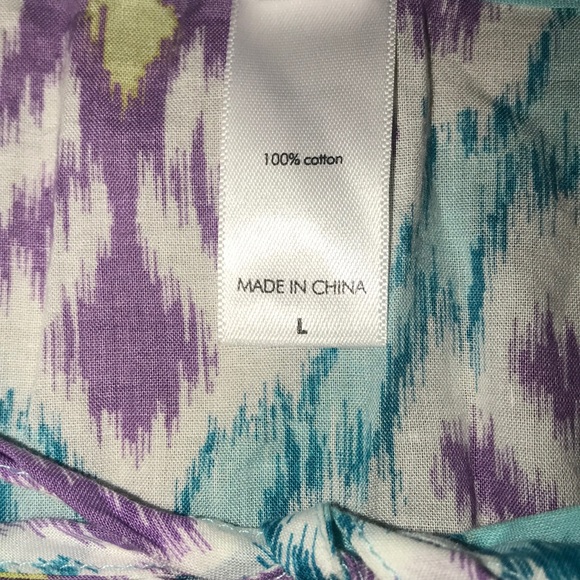 Never worn! Lucy Cotton Tunic in 100% cotton, sz L - Picture 5 of 5